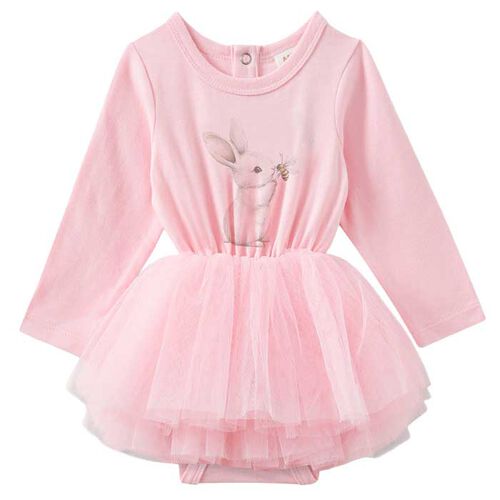 Milky Bunny Kisses Baby Tutu Dress
